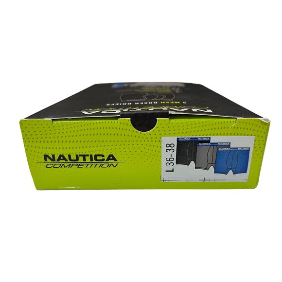 8-10 NAUTICA Competition Men's Mesh Boxer Briefs 3-Pack Large - Picture 8 of 8